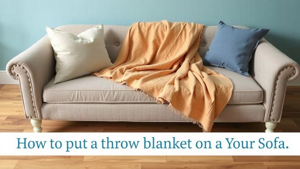 Adding Cozy Style: Simple Ways to Drape a Throw Blanket on Your Sofa