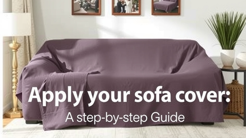 Applying Your Sofa Cover: A Step-by-Step Guide