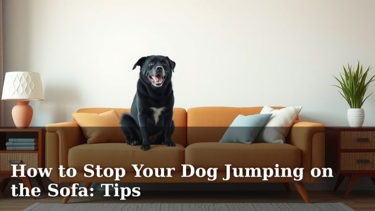 How to Stop Your Dog Jumping on the Sofa: Tips