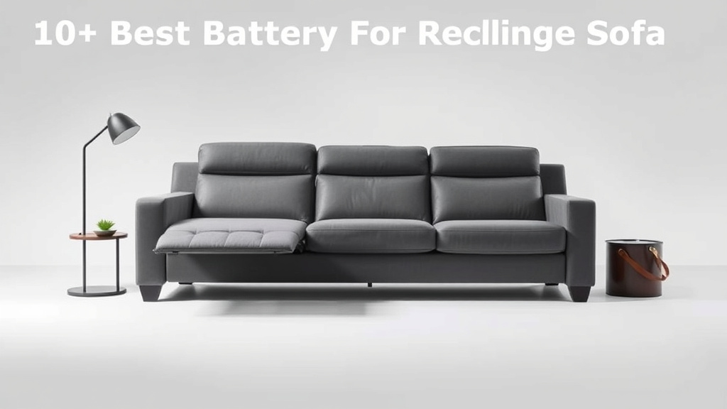 10 Best Battery For Reclining Sofa [2026]