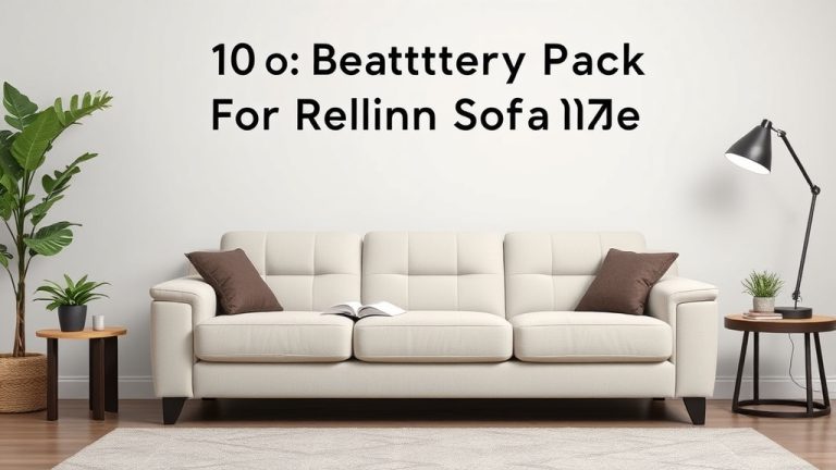 10 Best Battery Pack For Reclining Sofa [2026]