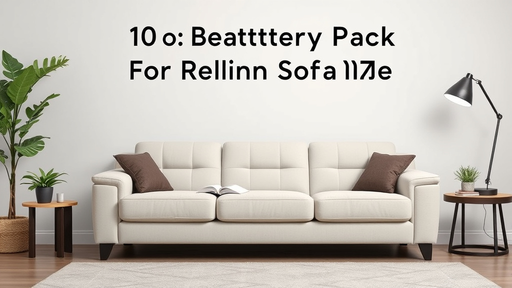 10 Best Battery Pack For Reclining Sofa [2026]