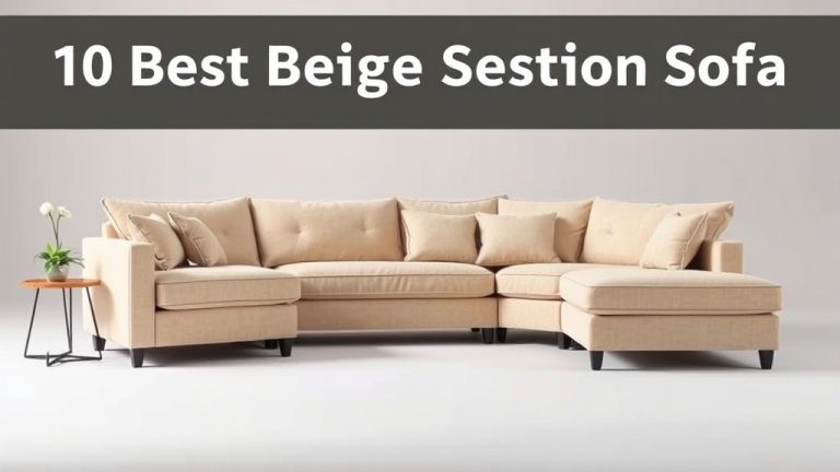 10 Best Beige Sectional Sofa [2026]