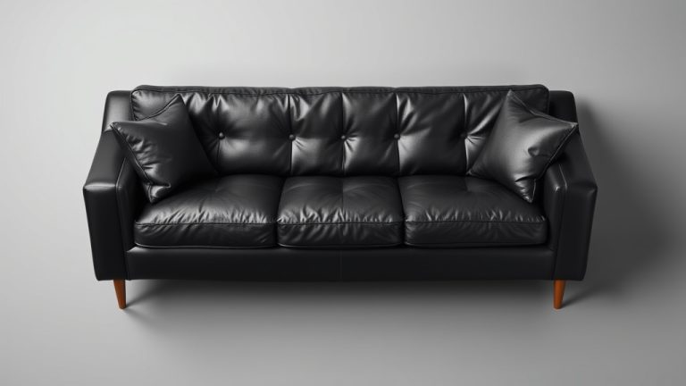 10 Best Black Leather Sofa [2026]