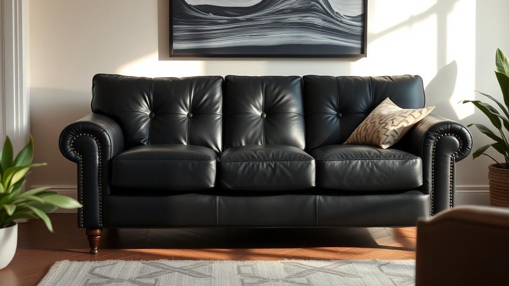 10 Best Black Leather Sofa [2026]