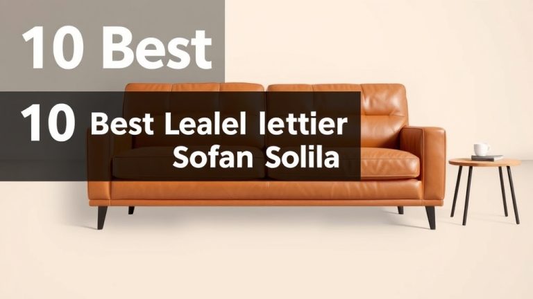 10 Best Caramel Leather Sofa [2026]