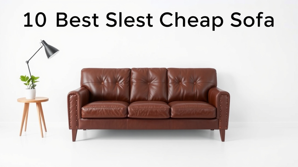 10 Best Cheap Leather Sofa [2026]