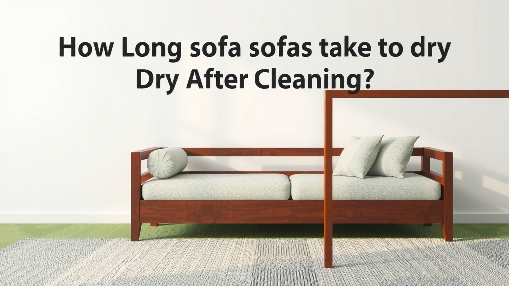 How Long Do Sofas Take to Dry After Cleaning?