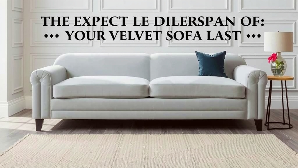 The Expected Lifespan of Your Velvet Sofa