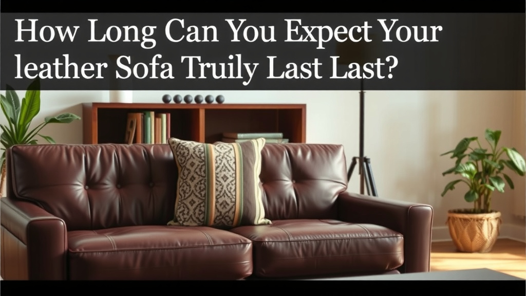 How Long Can You Expect Your Leather Sofa to Last?