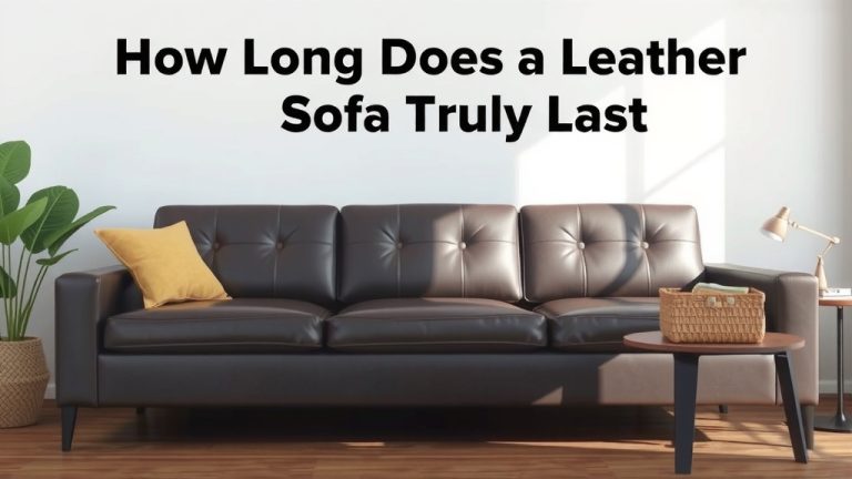 How Long Does a Leather Sofa Truly Last