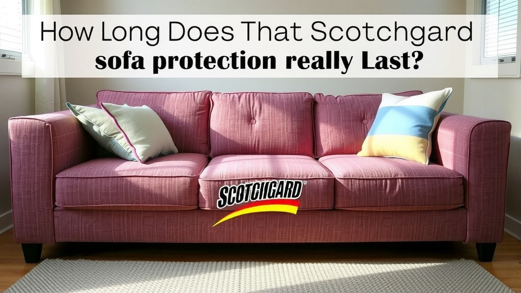 How Long Does That Scotchgard Sofa Protection Really Last?