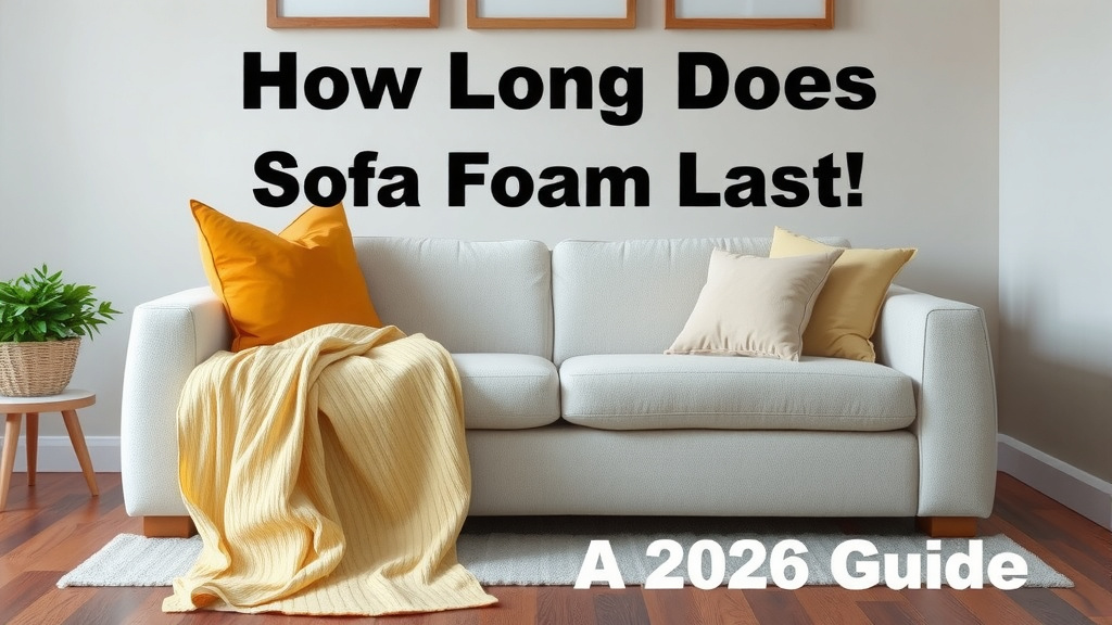 How Long Does Sofa Foam Last? A 2026 Guide