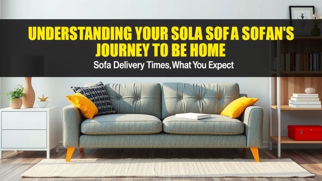 Understanding Your Sofa's Journey to Your Home