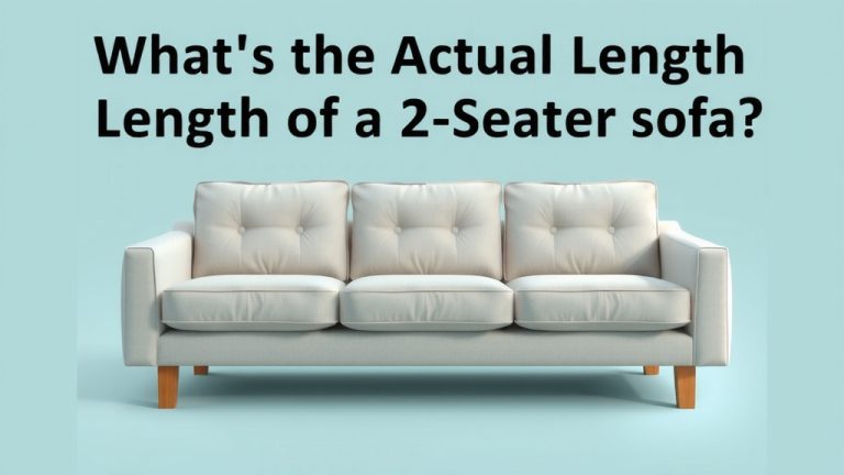 What's the Actual Length of a 2 Seater Sofa