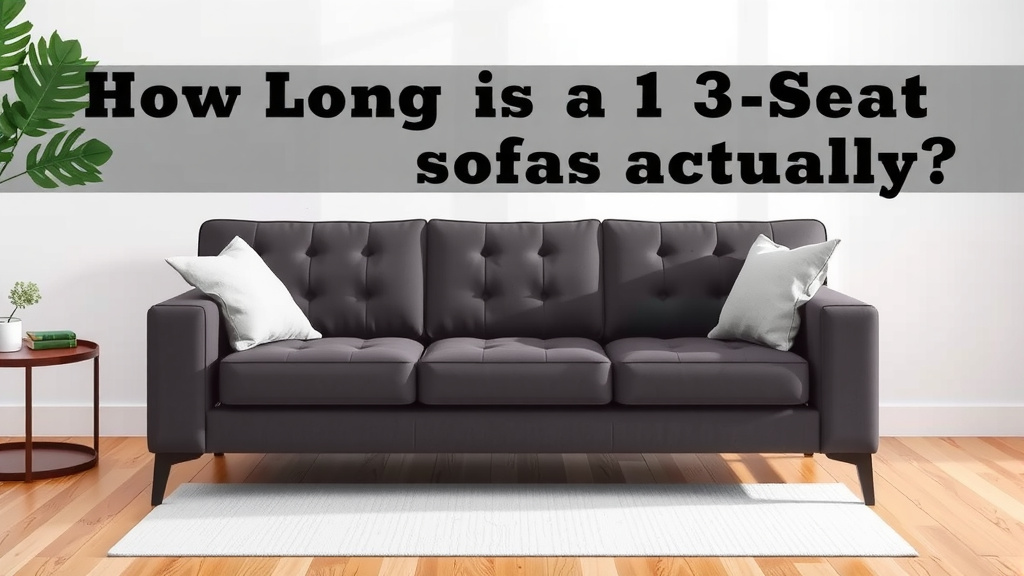 Understanding Your Three-Seat Sofa's Dimensions