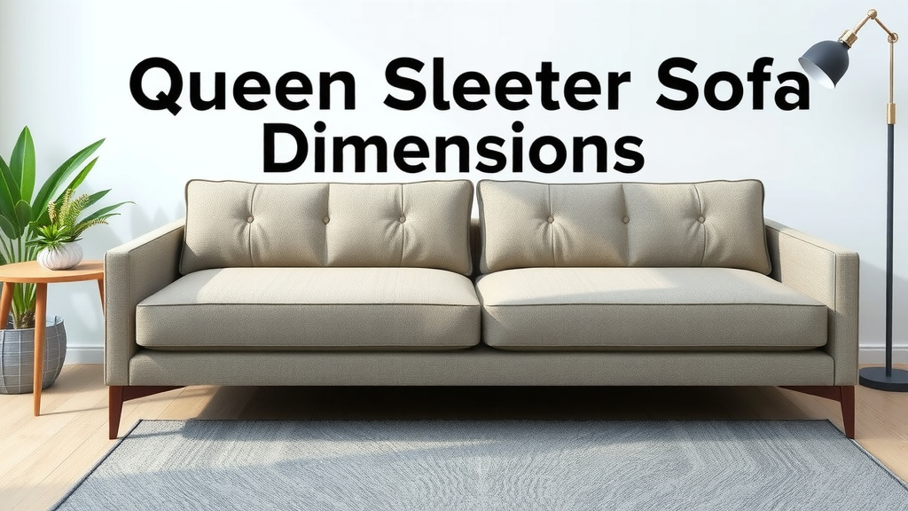 Understanding Queen Sleeper Sofa Dimensions
