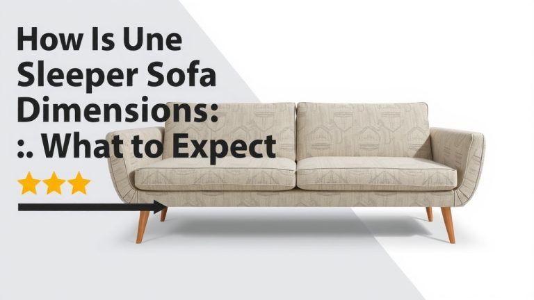 Queen Sleeper Sofa Dimensions: What to Expect