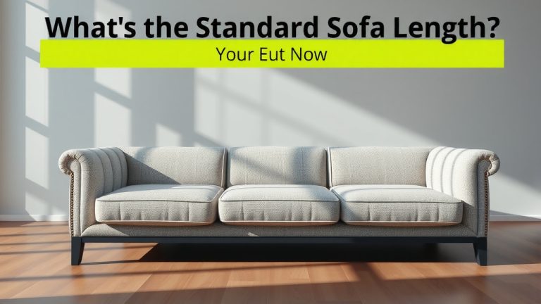 What's the Standard Sofa Length? Find Out Now