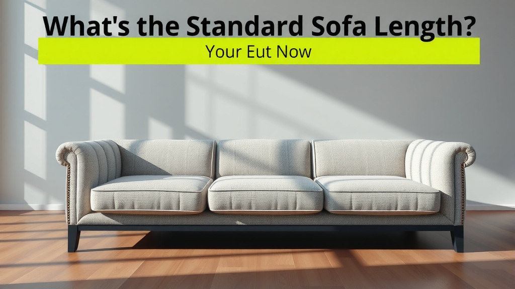 What's the Standard Sofa Length? Find Out Now