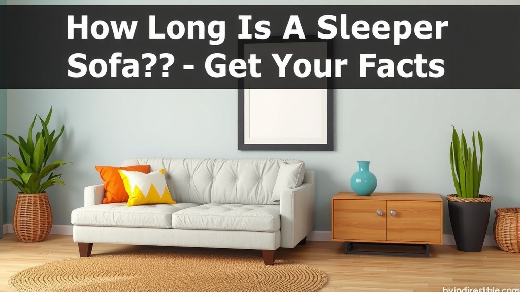 Understanding Sleeper Sofa Dimensions