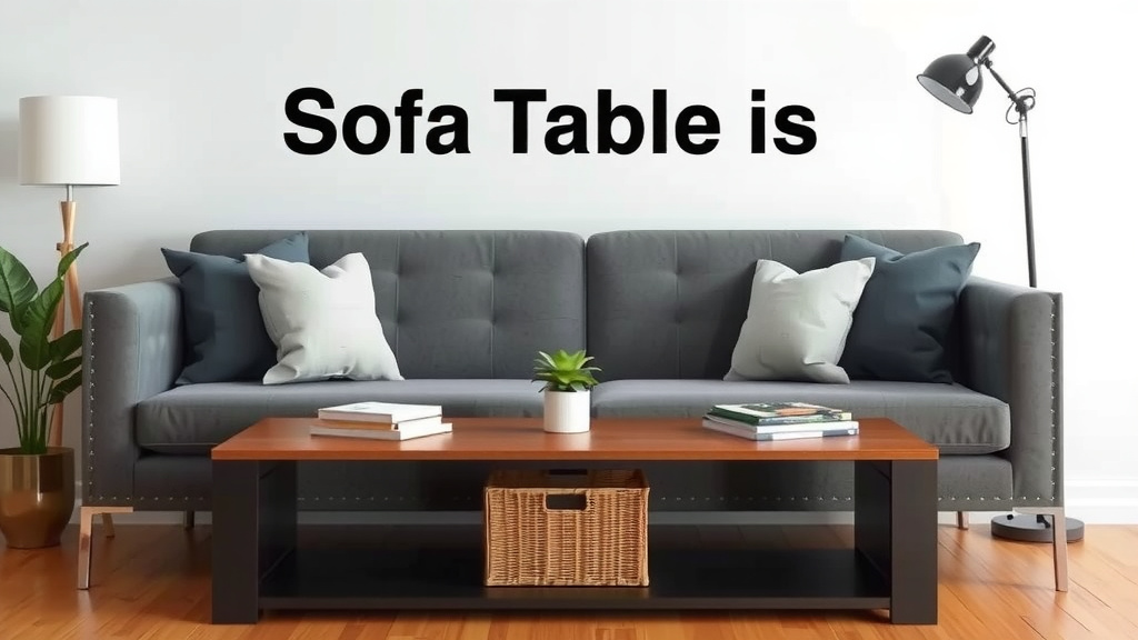 Sofa Table Length Guide: How Long Should Yours Be