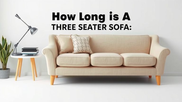How Long Is A Three Seater Sofa: Your Definitive Guide
