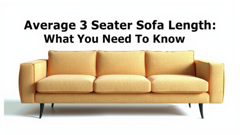Average 3 Seater Sofa Length: What You Need to Know