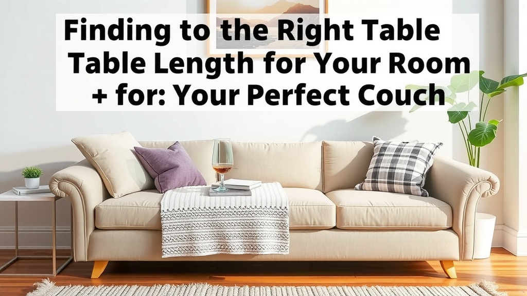 Finding the Right Sofa Table Length for Your Room