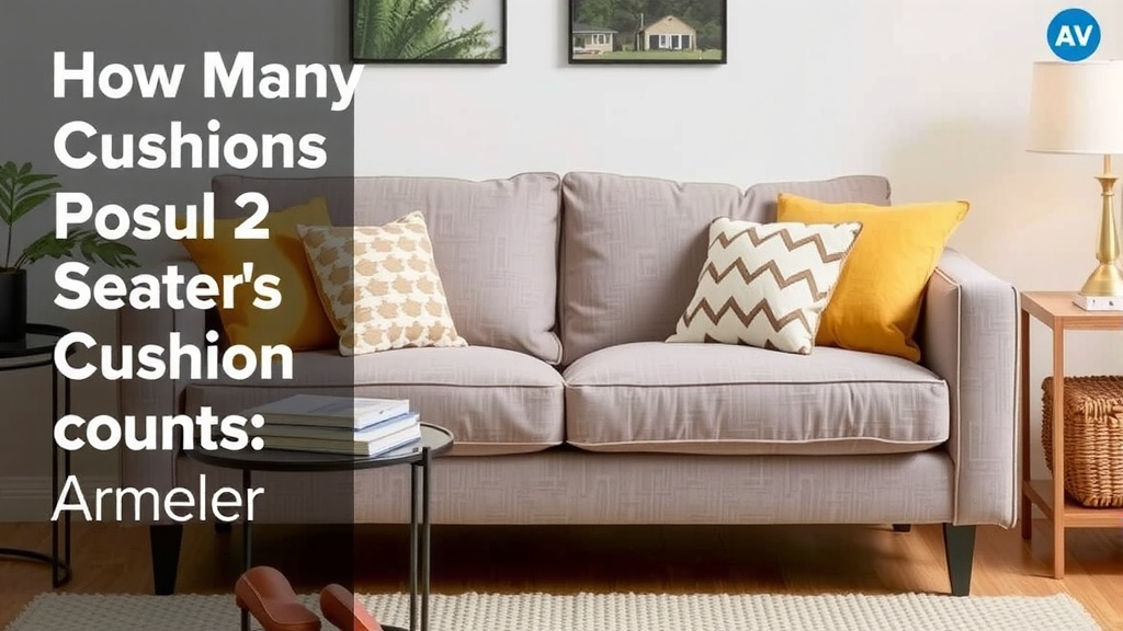 Understanding Your 2-Seater Sofa's Cushion Count