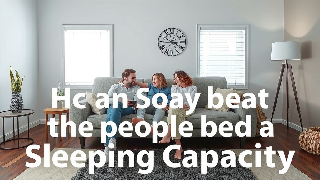 Understanding Sofa Bed Sleeping Capacity