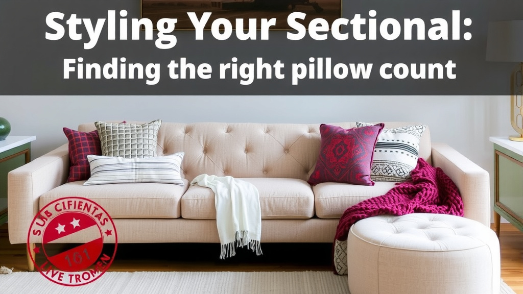 Styling Your Sectional: Finding the Right Pillow Count