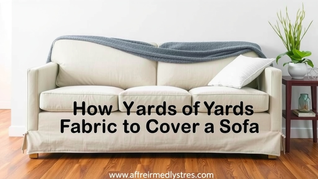 How Many Yards of Fabric to Cover a Sofa