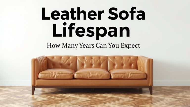 Leather Sofa Lifespan: How Many Years Can You Expect