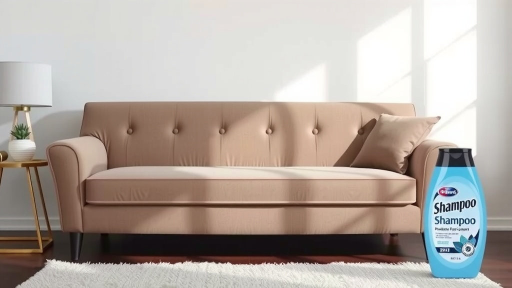 Getting Your Sofa Sparkling Clean with Shampoo