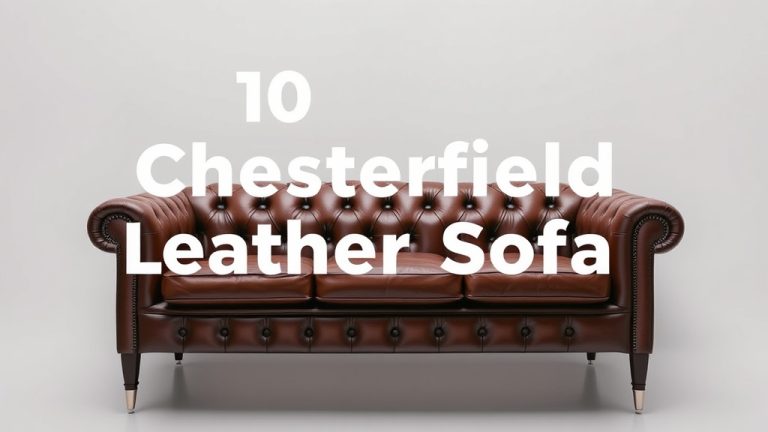 10 Best Chesterfield Leather Sofa [2026]