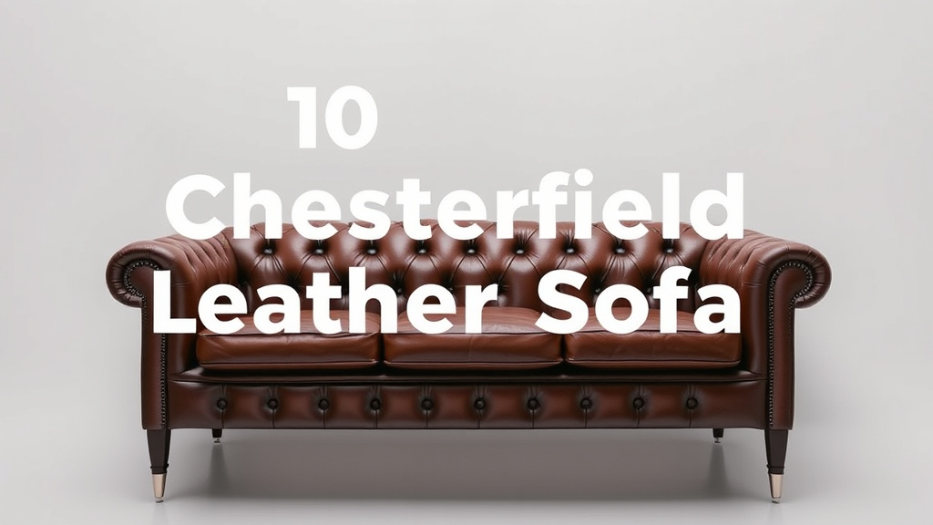 10 Best Chesterfield Leather Sofa [2026]