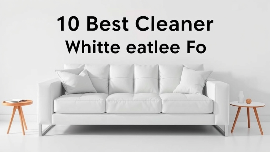 10 Best Cleaner For White Leather Sofa [2026]