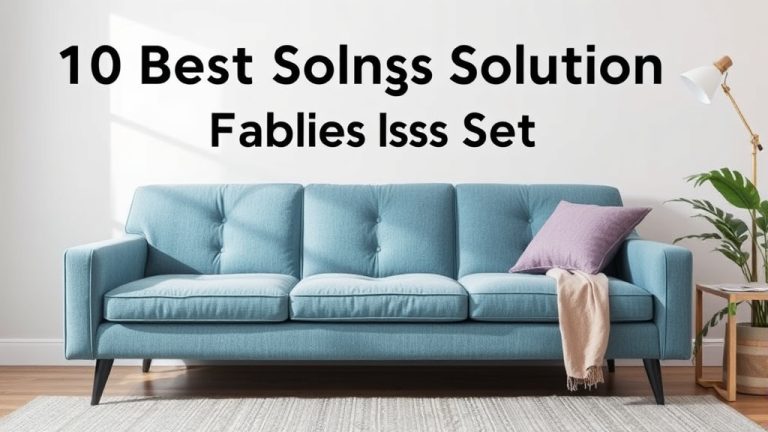 10 Best Cleaning Solution For Fabric Sofa [2026]