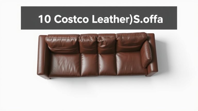 10 Best Costco Leather Sofa [2026]