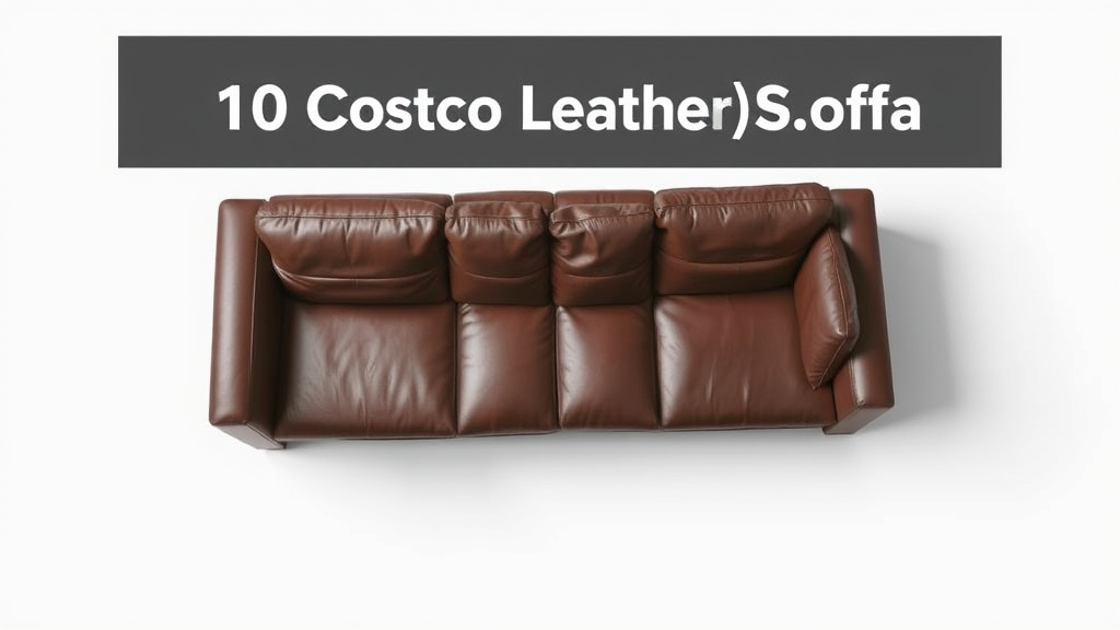 10 Best Costco Leather Sofa [2026]