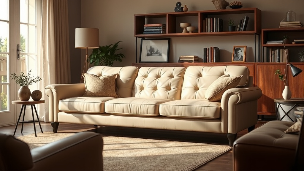 10 Best Cream Leather Sofa [2026]