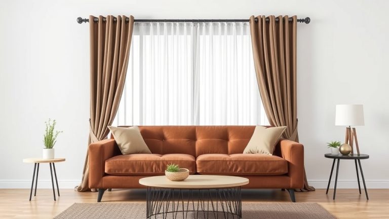 10 Best Curtain Color For Brown Sofa [2026]
