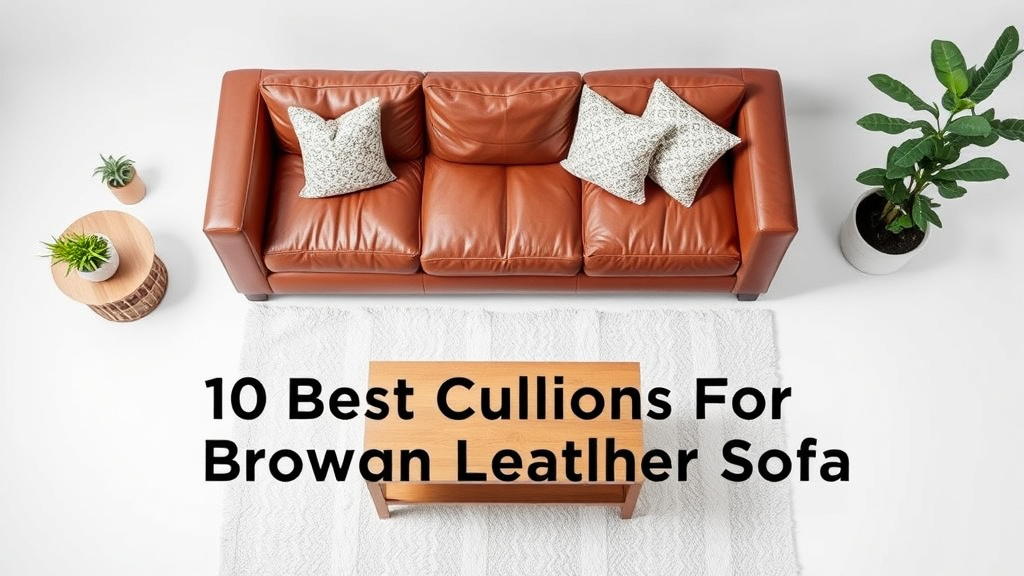 10 Best Cushions For Brown Leather Sofa [2026]