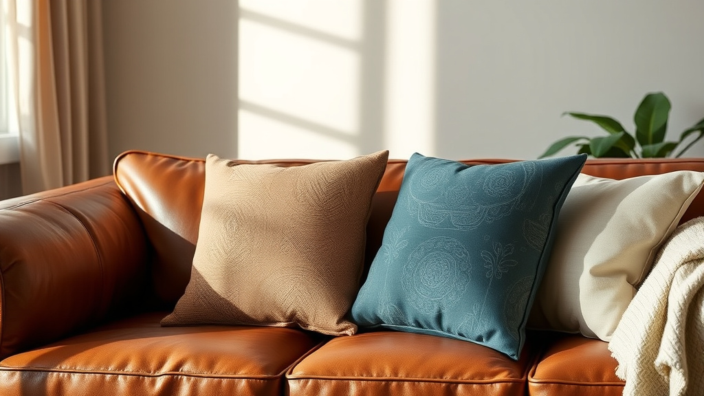 10 Best Cushions For Brown Leather Sofa [2026]