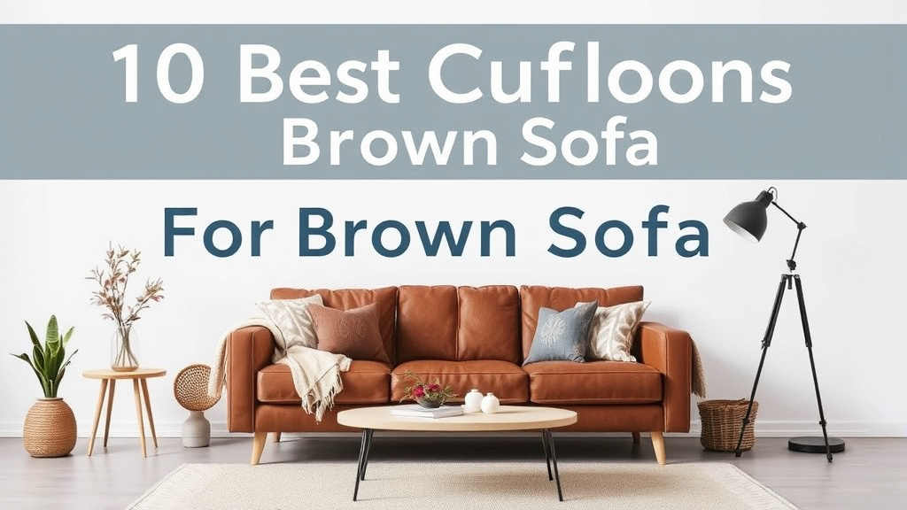 10 Best Cushions For Brown Sofa [2026]