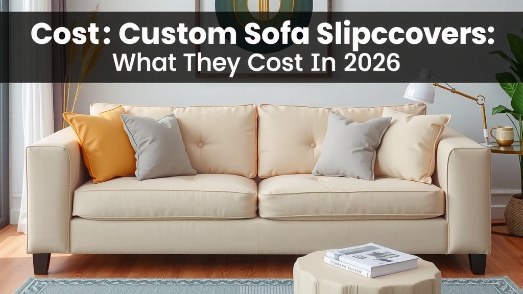 Understanding the Investment in Custom Sofa Slipcovers