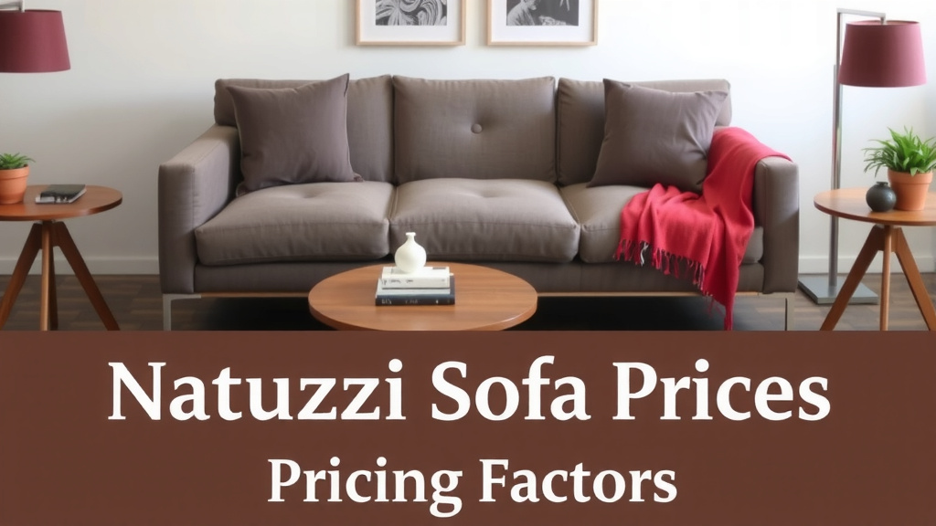 Understanding Natuzzi Sofa Pricing Factors