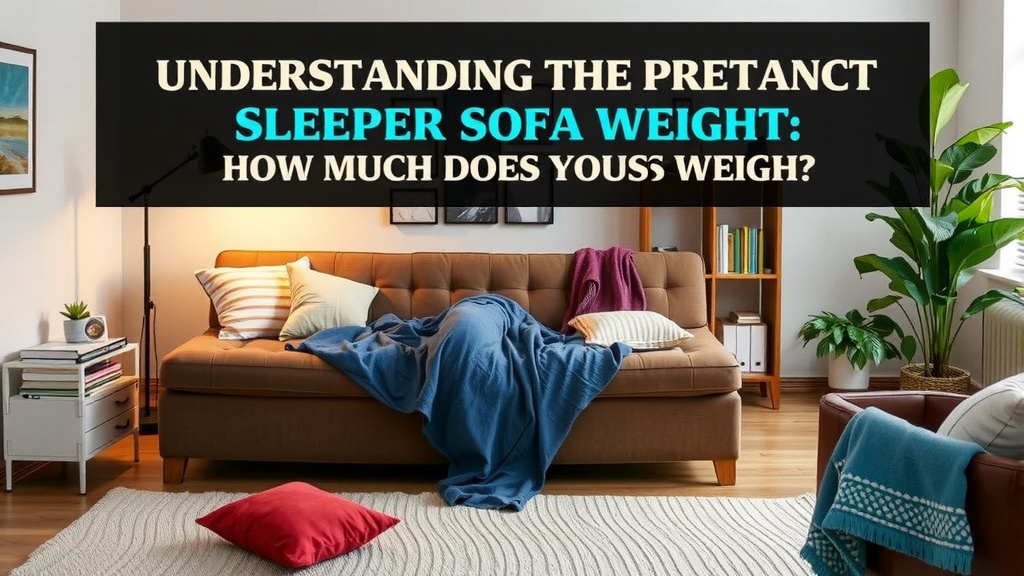 Understanding Sleeper Sofa Weight