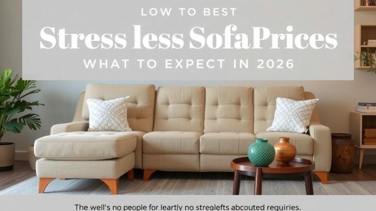 Stressless Sofa Prices: What to Expect in 2026